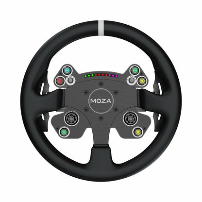 Volante de jogos Moza Racing CS V2P Dual Clutch Wheel / RS057 preto - imagem 2