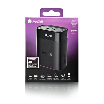 Powerbank NGS BATERIA EXTERNA Portátil CARGA RAPIDA 140W - imagem 12