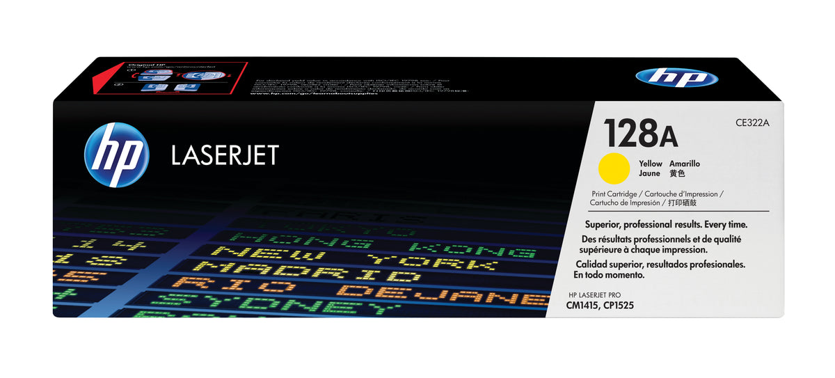 HP Toner 128A / CE322A amarelo Standard