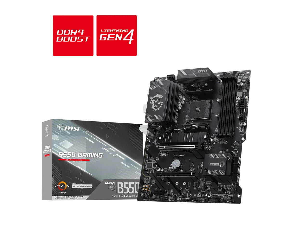 MSI Placa Base B550 de jogos DDR4 ATX AM4 - imagem 8