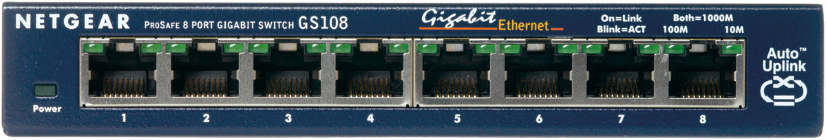 Switch Netgear GS108GE azul