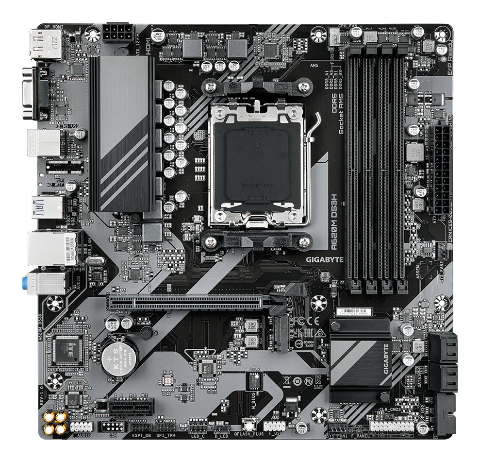 Gigabyte Placa Base A620M DS3H mATX AM5 - imagem 6