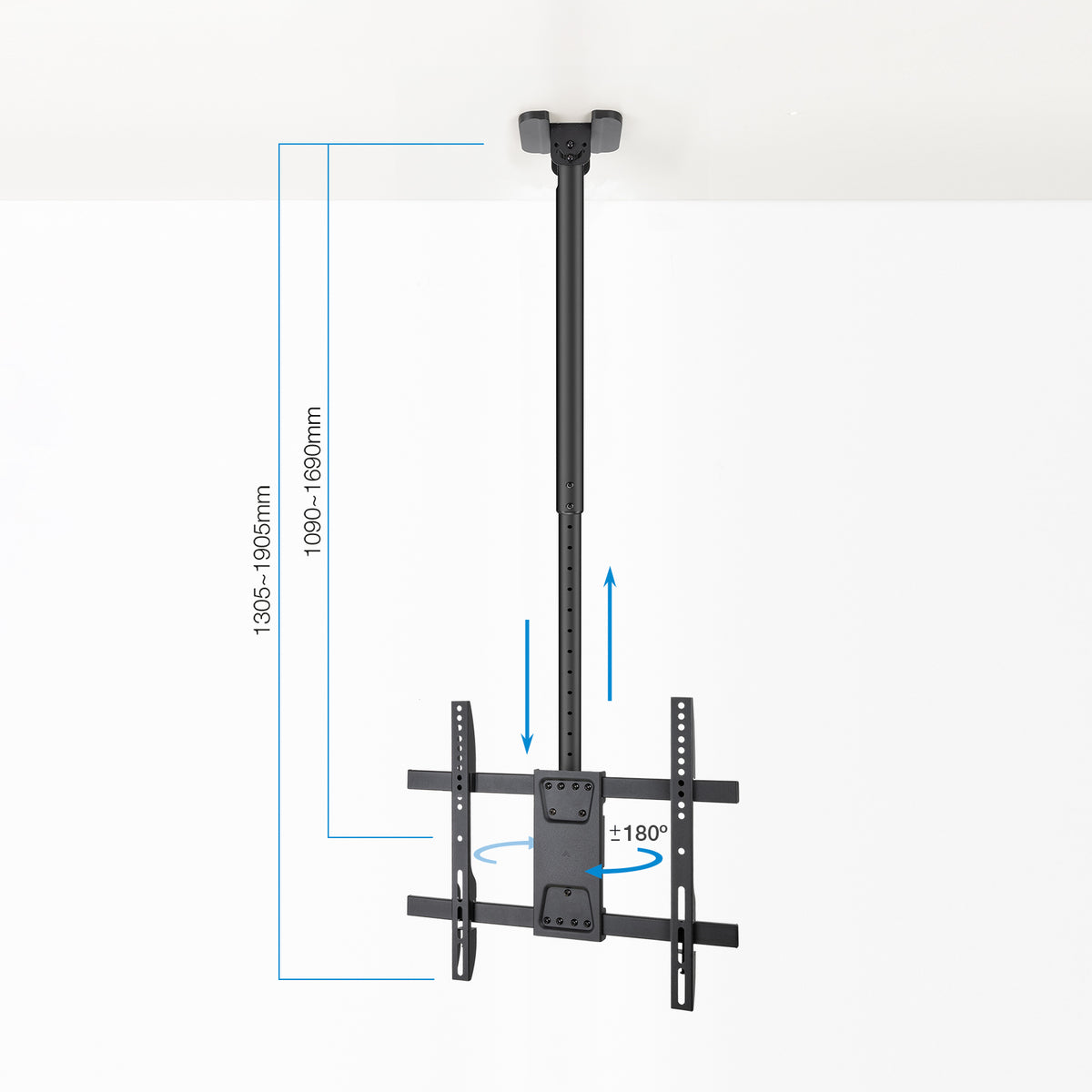 Suporte TV Tooq LPCE1175TSLI-XL-B Teto TV 32"-75" - imagem 8