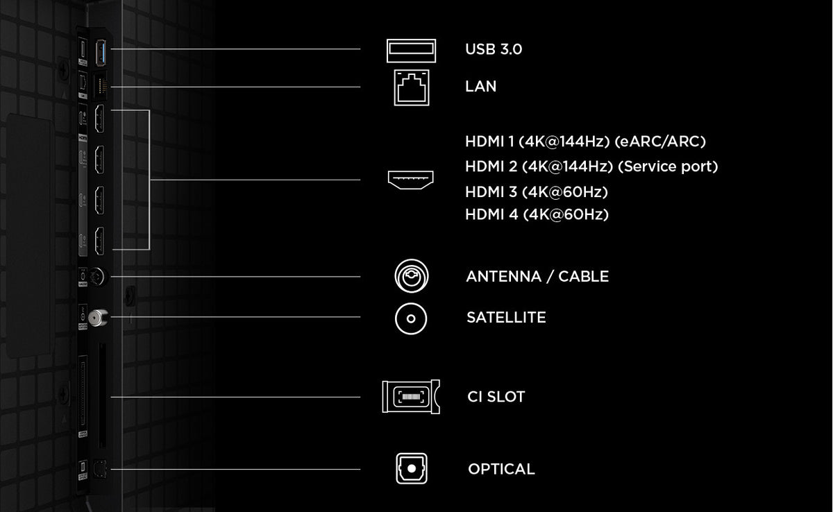 Televisão TCL 85P8L TV 85" QD-Mini LED 4K UHD SMTV Google TV - imagem 12