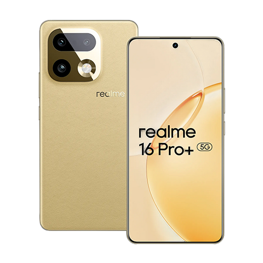Realme 16 Pro+ 5G Dual Sim 12GB RAM 512GB - Gold