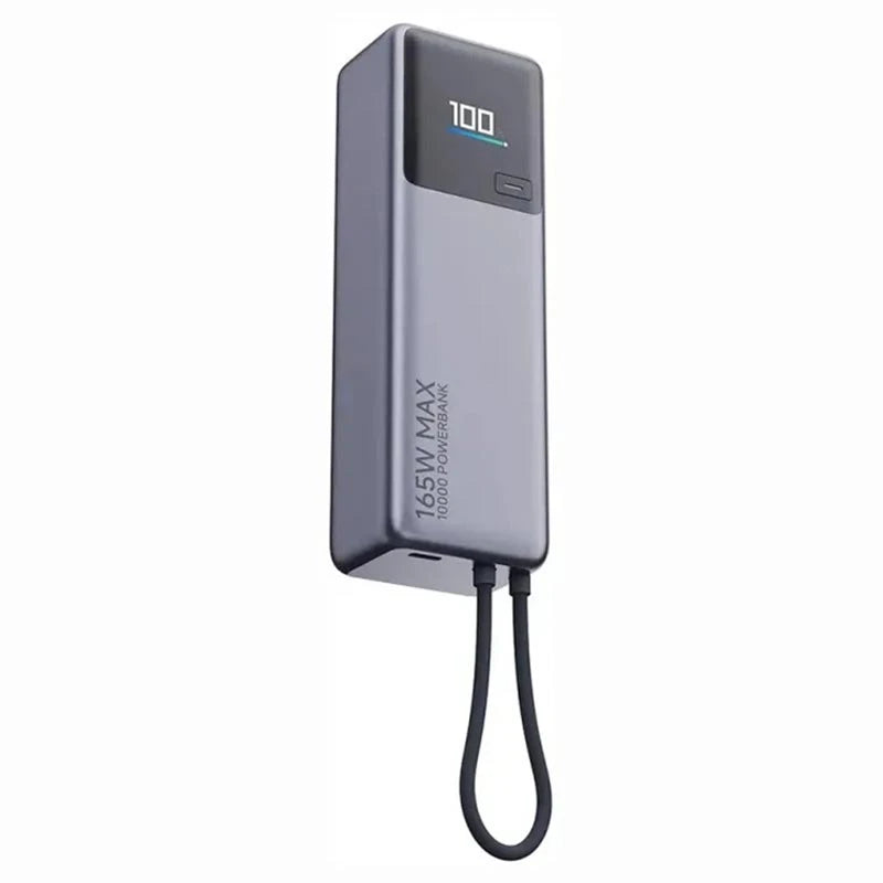 Powerbank xiaomi 165w 10000mah com cabo integrado gl