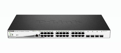 Switch de Rede D-Link DGS-1210-28MP/E 24xGb PoE+ 4xSFP Com
