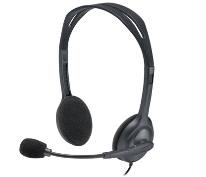 Auscultadores Logitech Auricular+Mic H111 Preto - imagem 9