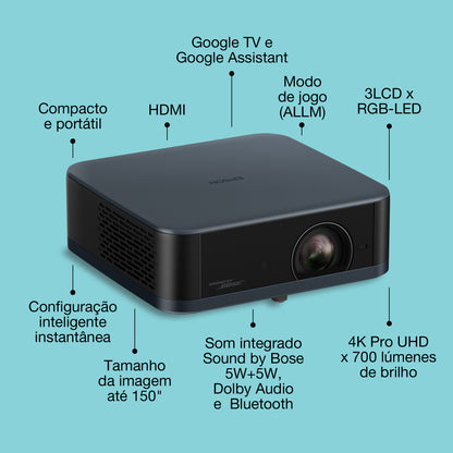 Projetor Epson EF-62N / V11HB73440 Metallic, Navy - imagem 10