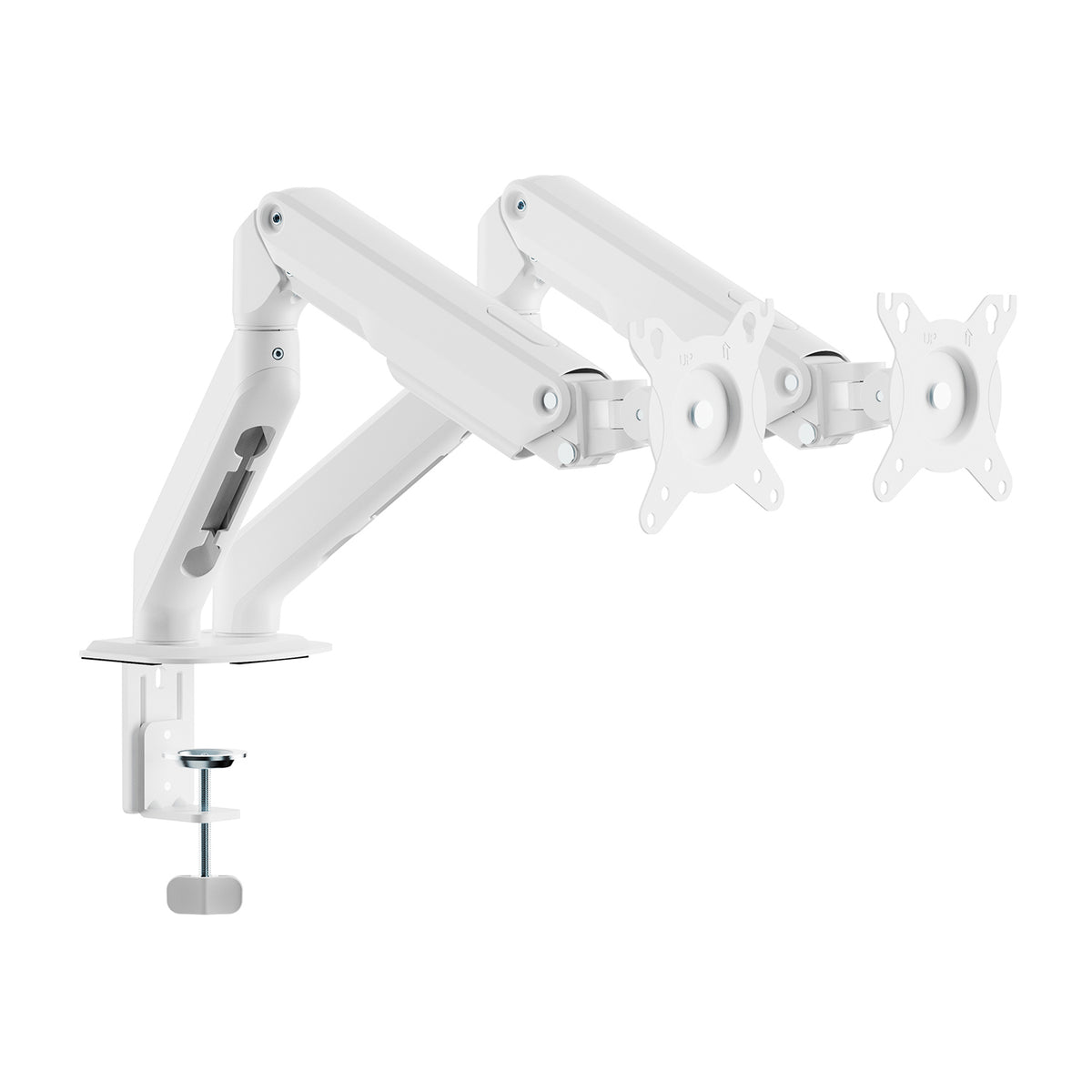 Suporte de mesa com contrapeso para 2 monitores Aisens DT32TSR-439/ giratório/ inclinável/ 9kg