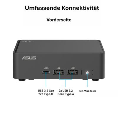 Computador Barebone Asus barebone NUC 15 Pro Slim Kit RNUC15CRKC700002 - Mini