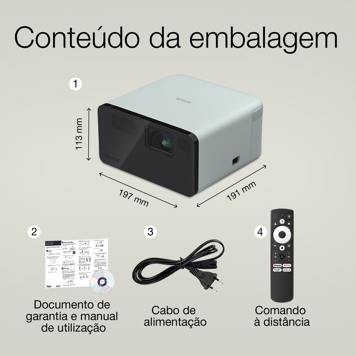 Projetor Epson EF-21G / V11HB35340 verde - imagem 9