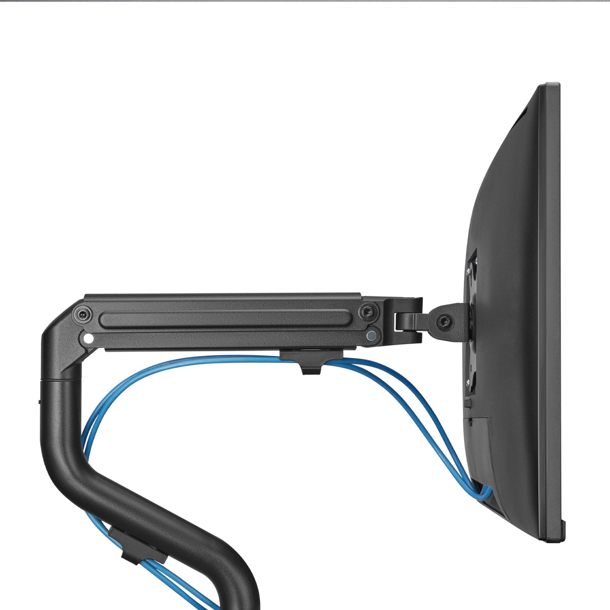 Suporte de mesa para 2 monitores Aisens DT32TSR-141/ Girar/Inclinar/Amarrar 8kg