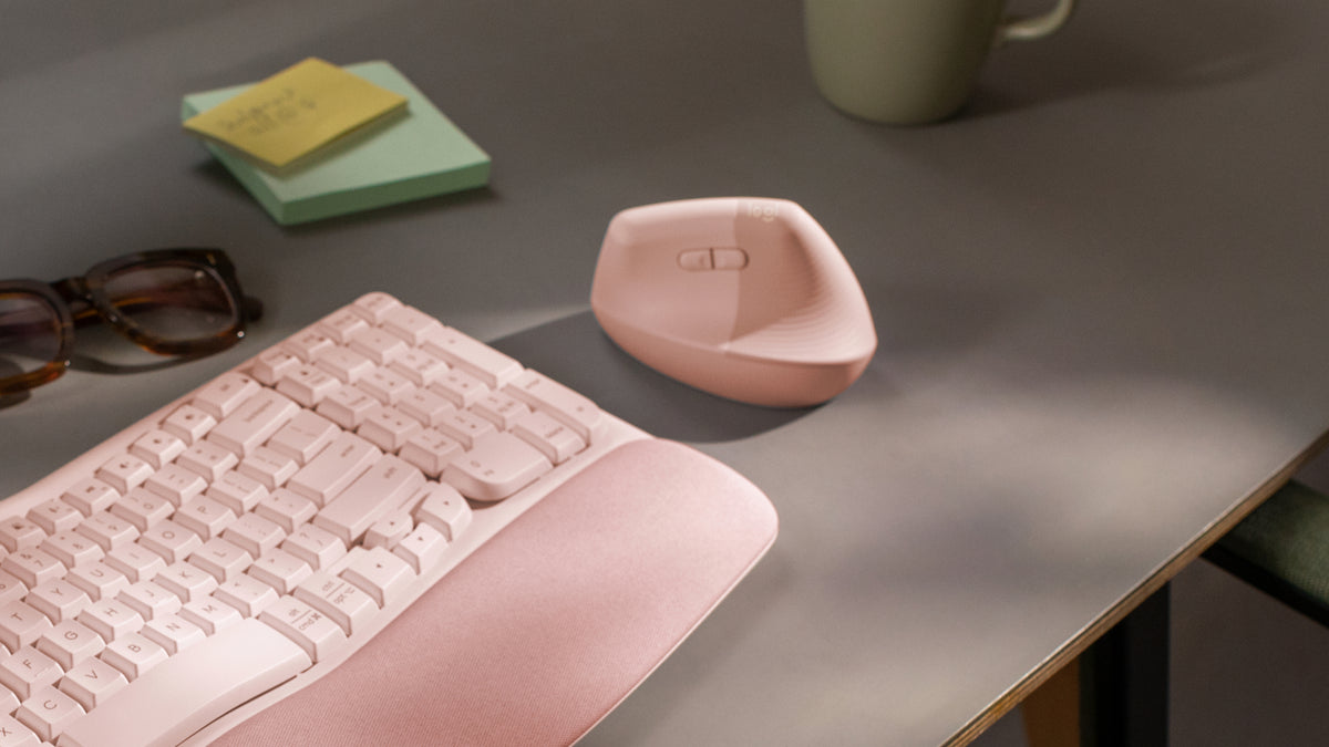 Rato Logitech Lift Vertical / 910-006478 rosa - imagem 10