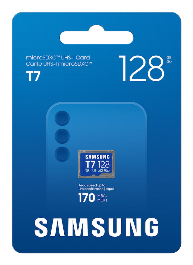 Cartão de Memória Samsung Micro SDXC T7 128GB clase10 U3 V30 A2 - imagem 5