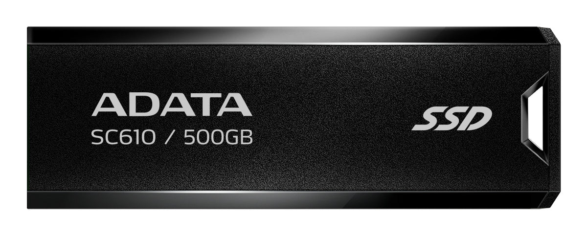 Disco SSD ADATA SC610 Externo 500GB USB 3.2 Gen2 Preto