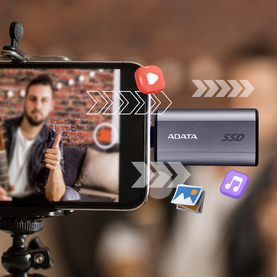 Disco SSD ADATA SC750 Externo 2TB USB 3.2 Gen2 cinzento - imagem 165