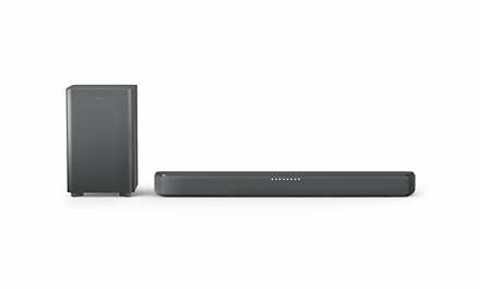 Barra de som com Bluetooth Philips TAB5309/10/ 240W/ 2.1/ Preto
