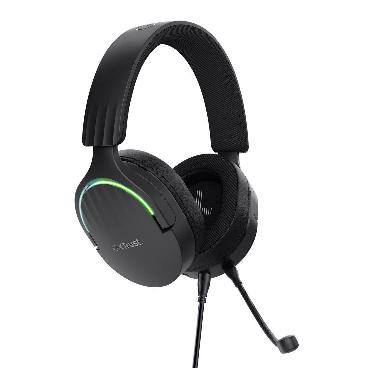 Auscultadores de Gaming Trust Gaming GXT 490 Fayzo/ USB 2.0/ Microfone Preto
