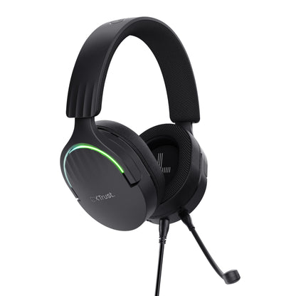 Auscultadores de Gaming Trust Gaming GXT 490 Fayzo/ USB 2.0/ Microfone Preto