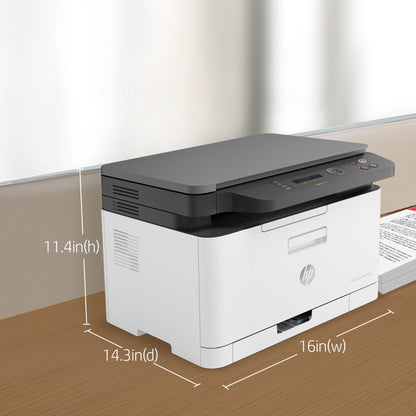 Impressora multifunções HP Multifunções Laser a cores 178NW WiFi/ Branco - imagem 13