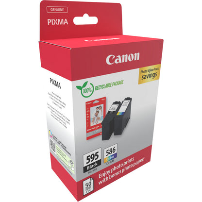 Canon Ink PG-595/CL-586 PVP / 7171C004 BK,C,M,e Multipack - imagem 3
