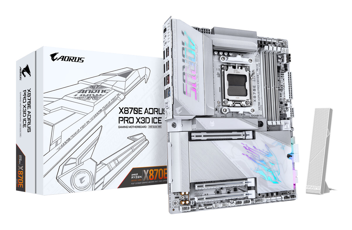 Placa-mãe Gigabyte X870E AORUS PRO ICE - ATX