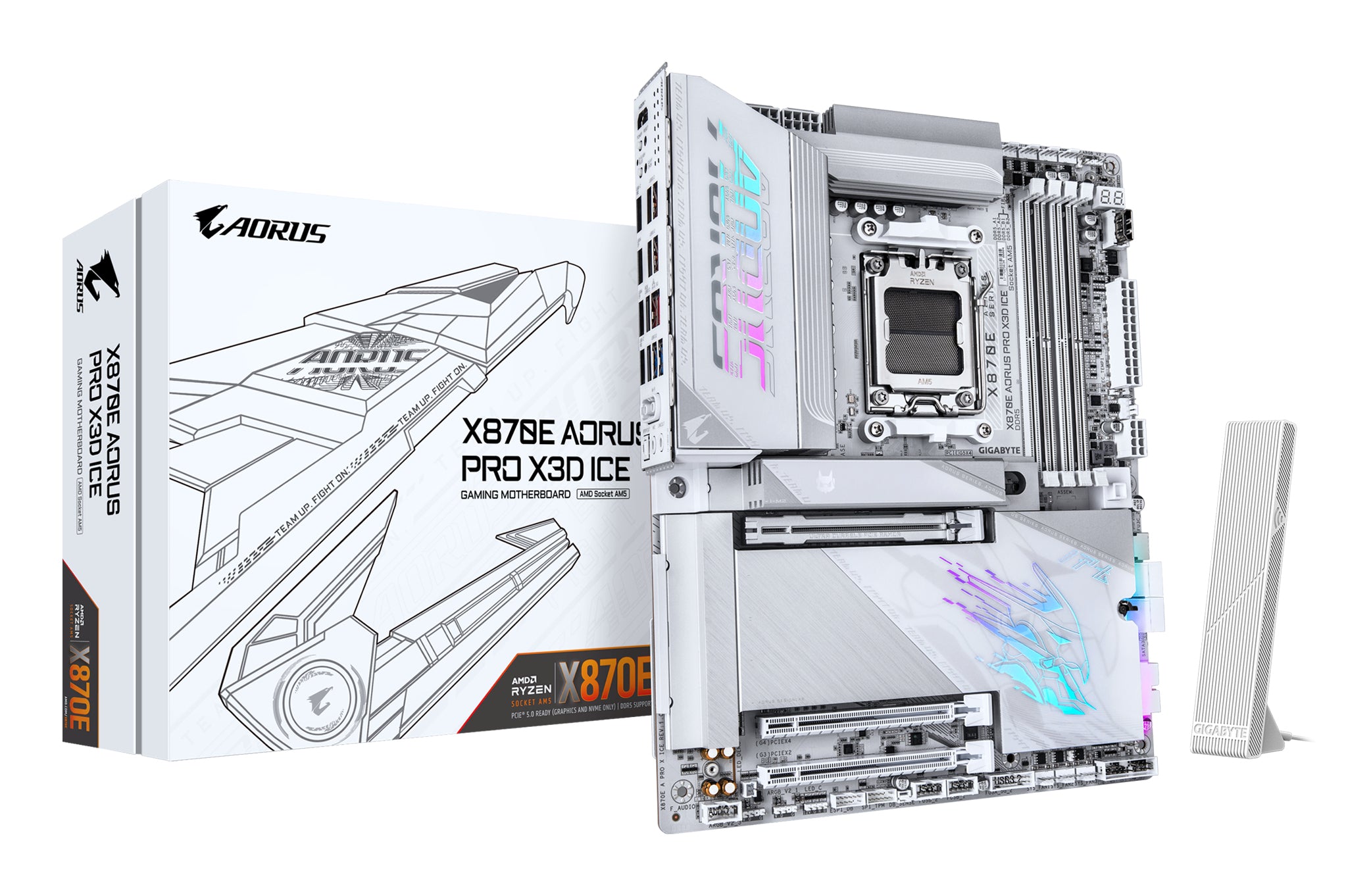Placa-mãe Gigabyte X870E AORUS PRO ICE - ATX