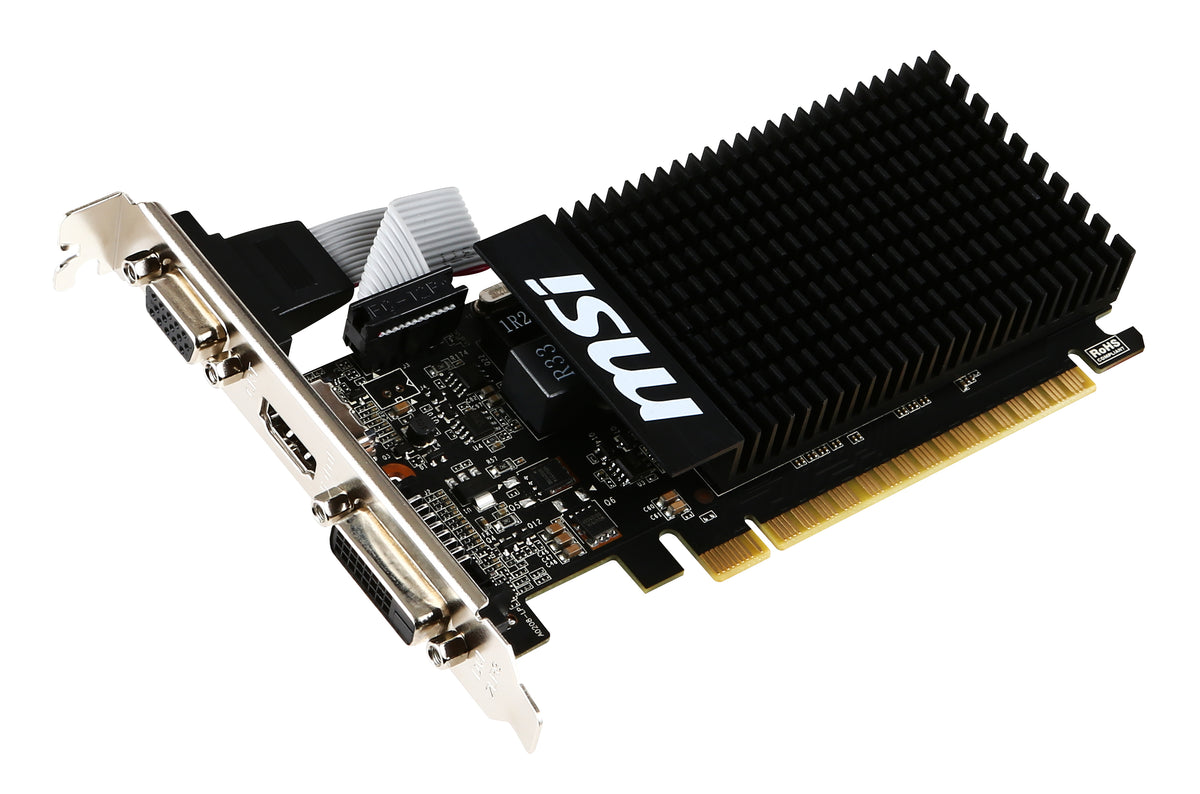 Placa gráfica MSI VGA NVIDIA GT 710 2GD3H LP 2GB DDR3 - imagem 8