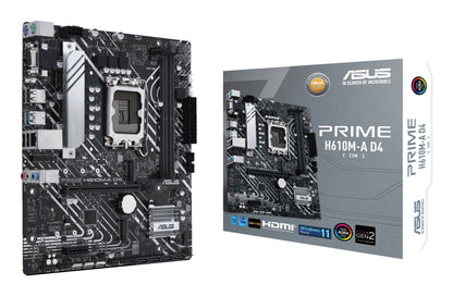 ASUS Placa Base PRIME H610M-A CSM D4 mATX 1700