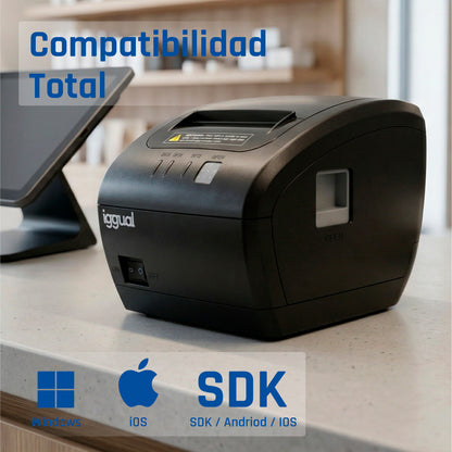 Impressora iggual térmica TP7001 USB+RS232+RJ45 - imagem 101