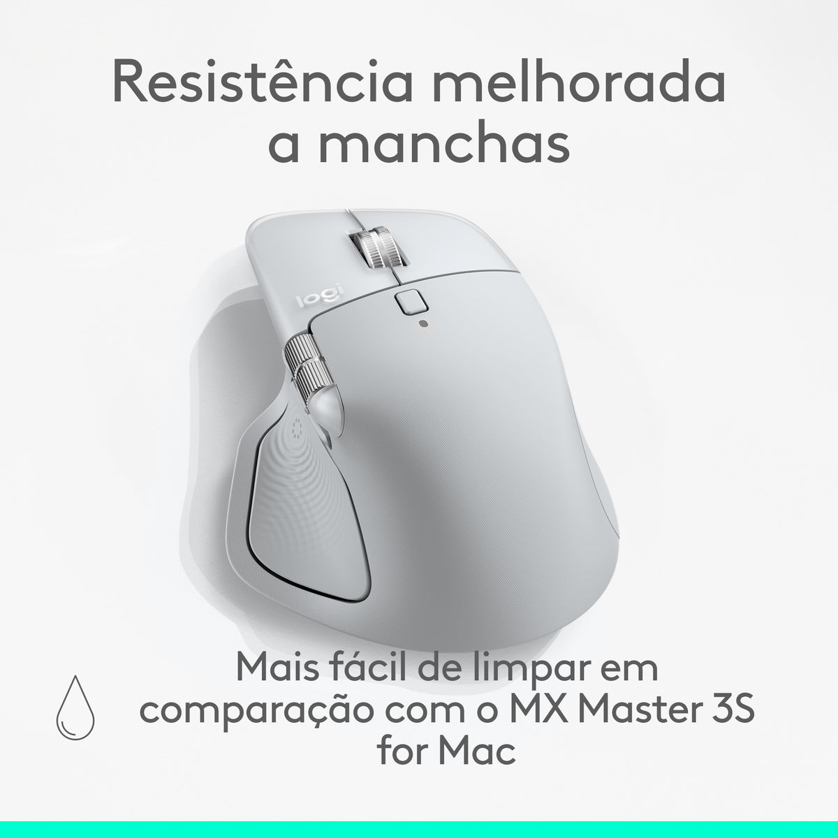 Rato Logitech MX Master 4 for Mac / 910-007576 prateado, branco - imagem 15