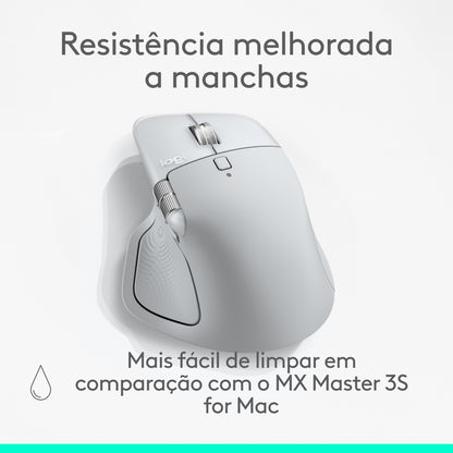 Rato Logitech MX Master 4 for Mac / 910-007576 prateado, branco - imagem 15