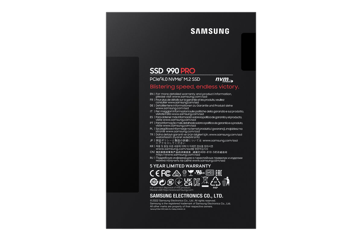 Disco SSD Samsung 990 PRO 4TB PCIe 4.0 NVMe M.2 - imagem 7