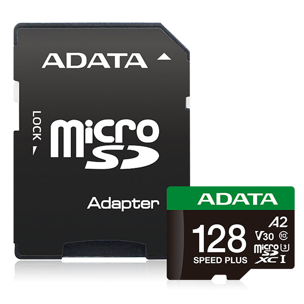 Cartão de Memória ADATA Speed Plus microSDXC UHS-I 128GB U3 V30 A2 - imagem 3