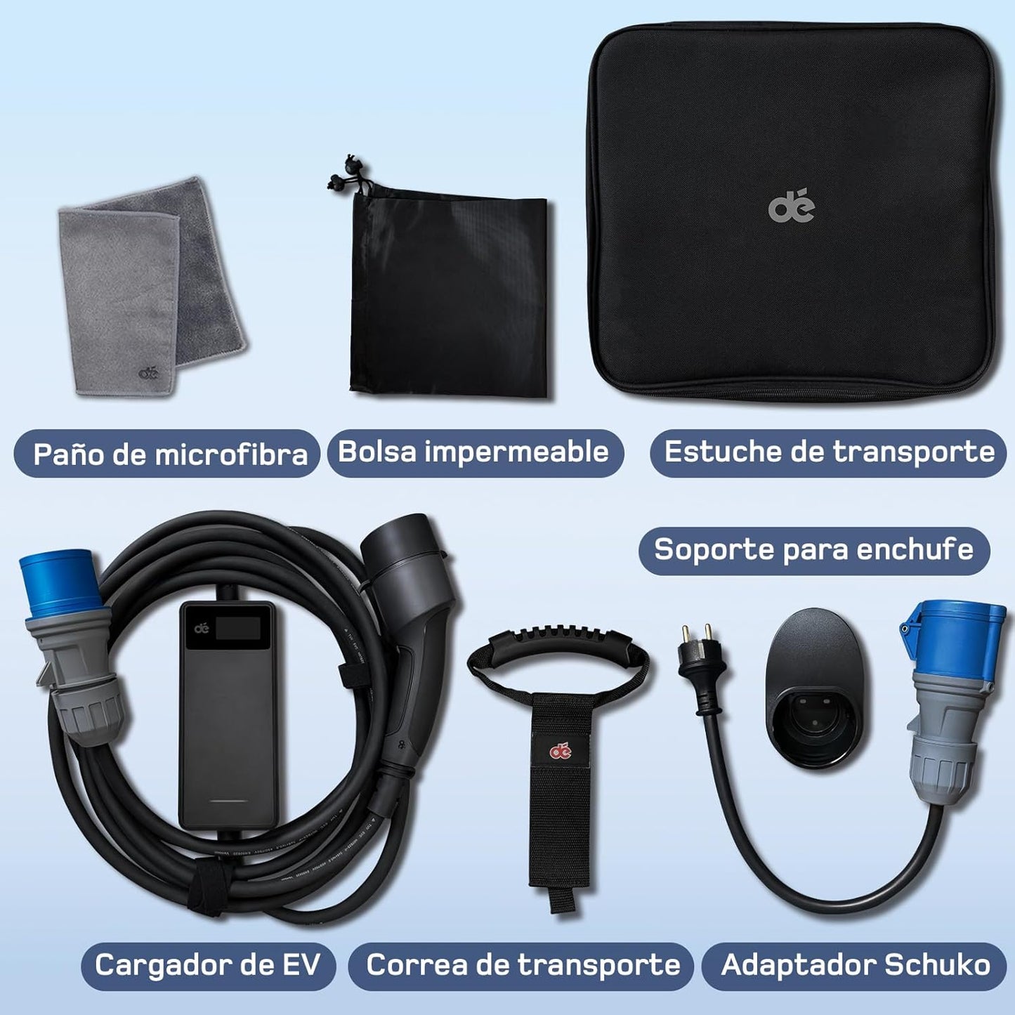 Carregador de carro elétrico 7,4 kW [7 m, 6-32 A]  32 A