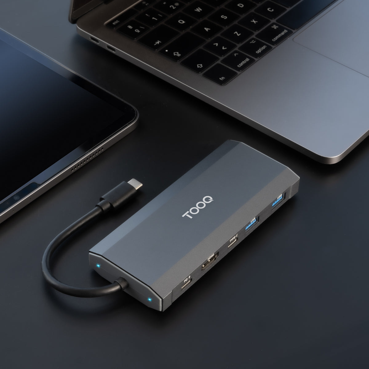 Caixa para Disco Tooq Caja Externa+HUB M.2 NGFF/NVMe USB3.2 Gen2 - imagem 7