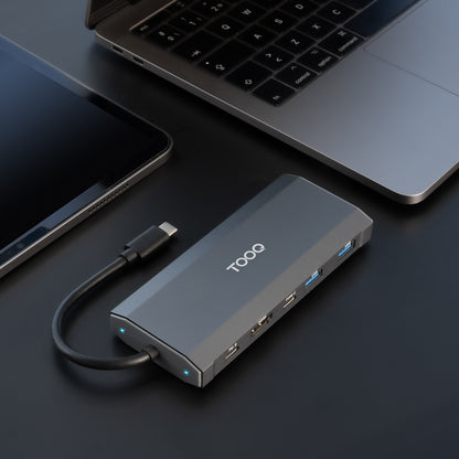Caixa para Disco Tooq Caja Externa+HUB M.2 NGFF/NVMe USB3.2 Gen2 - imagem 7