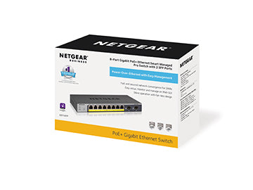 Switch de Rede Netgear GS110TP / GS110TP-300EUS cinzento - imagem 4