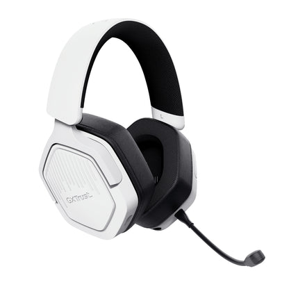 Auscultadores Gaming sem fios com microfone Trust Gaming GXT 493PS Carus PS5/ Jack 3.5/ Bluetooth/ branco