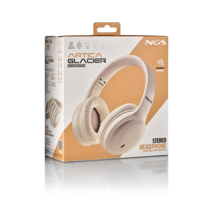 Auscultadores NGS AURICULAR INAL.BT CAN.RUID ARTICAGLACIER BEIGE - imagem 7