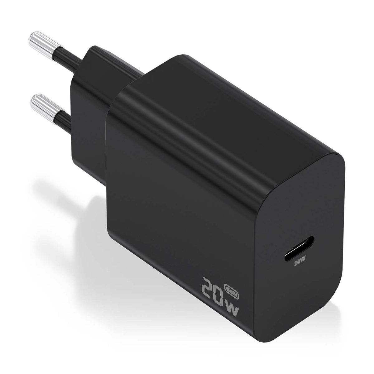 Aisens Carregador GaN 20W 1xUSB-C PD3.0 Preto