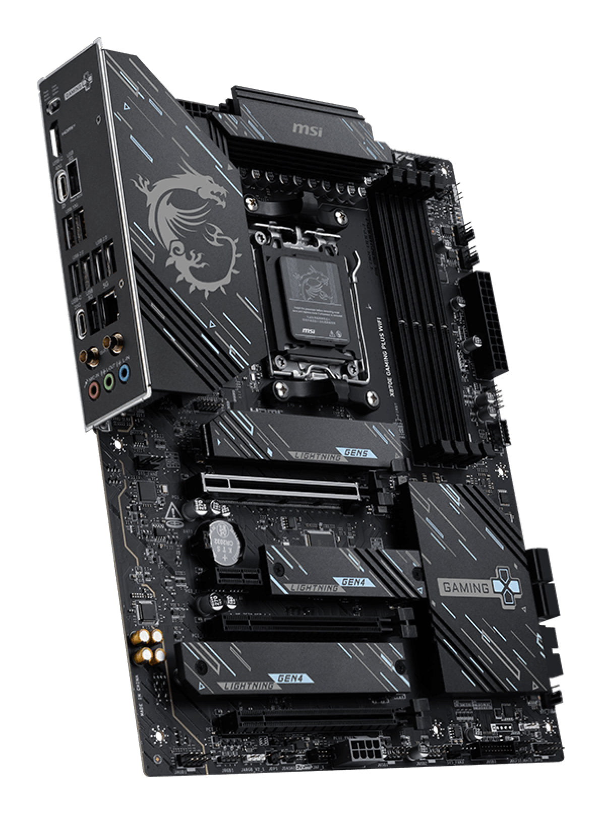 MSI Placa Base X870E de jogos PLUS WIFI DDR5 ATX - imagem 8