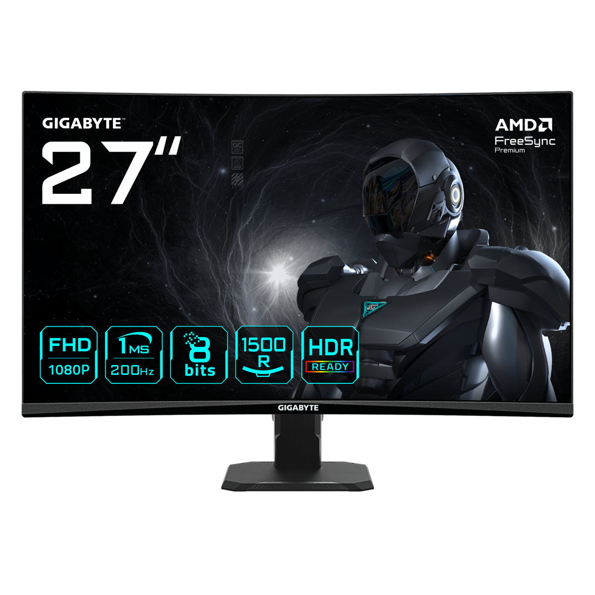 Monitor Gigabyte curvo GS27FCA - 27"