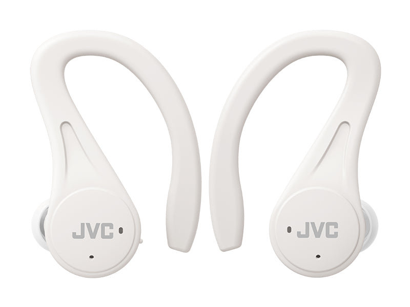 Auscultadores Bluetooth JVC HA-EC25T com caixa de acusação/ Autonomia 7.5h/ Branco