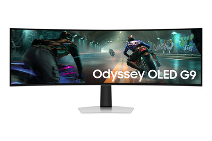Monitor Ultrapanorámico Curvo Gaming Samsung Odyssey OLED G9 G91SD S49DG910SU 49"/ Dual QHD/ Multimedia/ 0.03ms/ 144Hz/ OLED/ Regulable em a