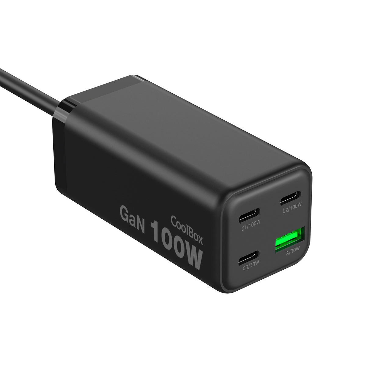 Carregador para Portátil CoolBox Estación Carga USB 100W Gan C+C+C+A S.Mesa - imagem 4