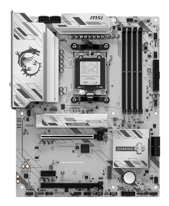 MSI Placa Base B850 de jogos PLUS WIFI6E DDR5 ATX AM - imagem 6