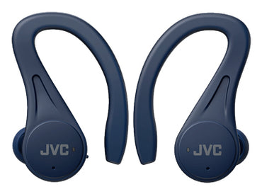 Auscultadores JVC HA-EC25T Bluetooth com Estojo de Carregamento/Duração da Bateria 7.5h/ Azul