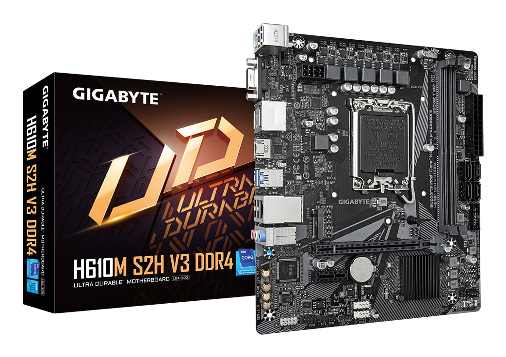 Placa-mãe Gigabyte H610M S2H V3 DDR4 - Micro ATX